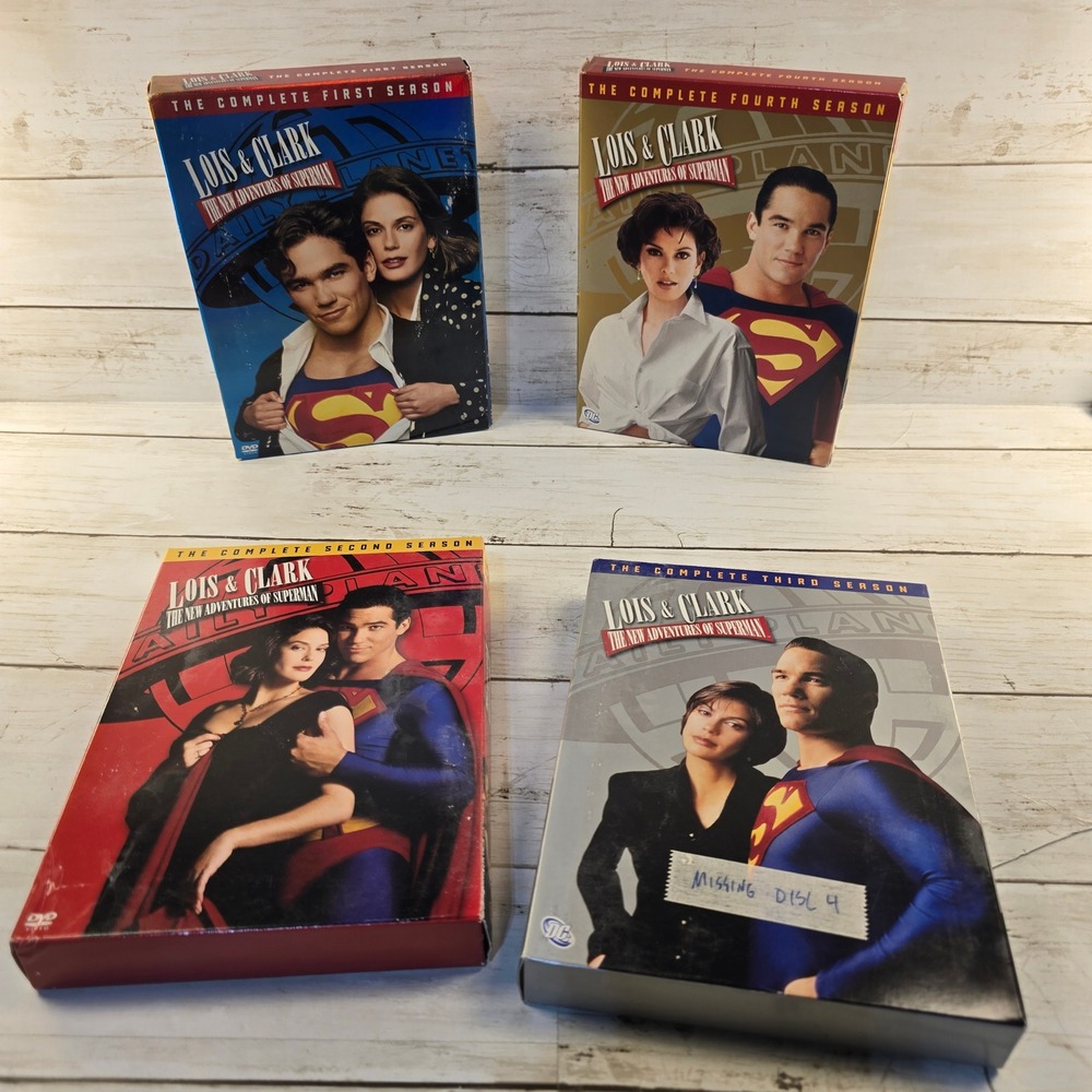 Lois‎ & Clark The New Adventures of Superman Seasons 1-4 DVD Set Missing Disc 3